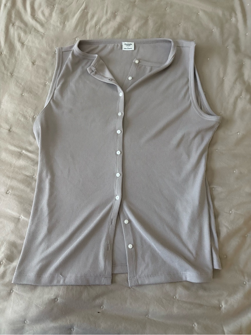Abercrombie Button Down Tank Top